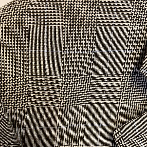 Polo University Club Ralph Lauren Tan Black Blue Plaid Wool Suit Size 41 Tall - Picture 3 of 16